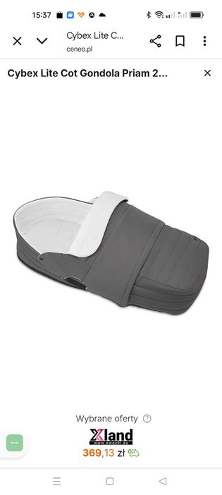Wózek Cybex Priam 2.0 3 w 1  Soho Gray- duży zestaw
