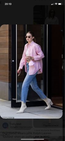 Сорочка рубашка розовая Ralph Lauren Polo