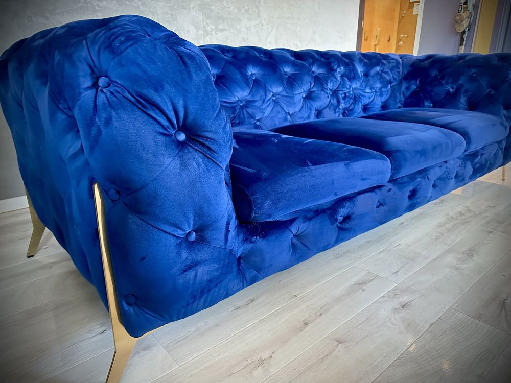 Sofa chesterfield 3 osobowa