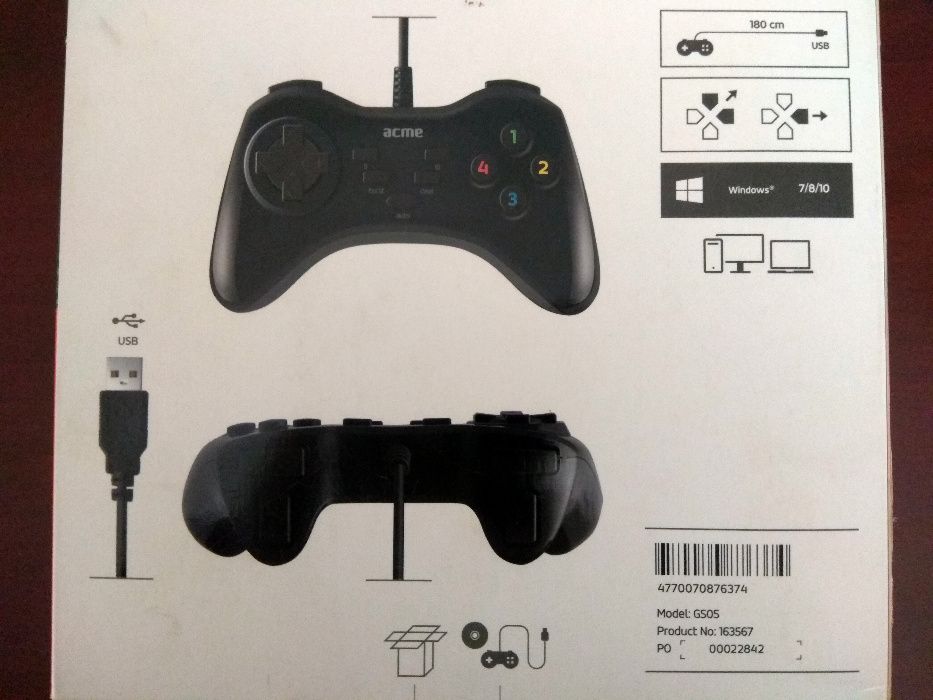 Joystic PAD kontroler Joystik gamepad NOWY windows 10