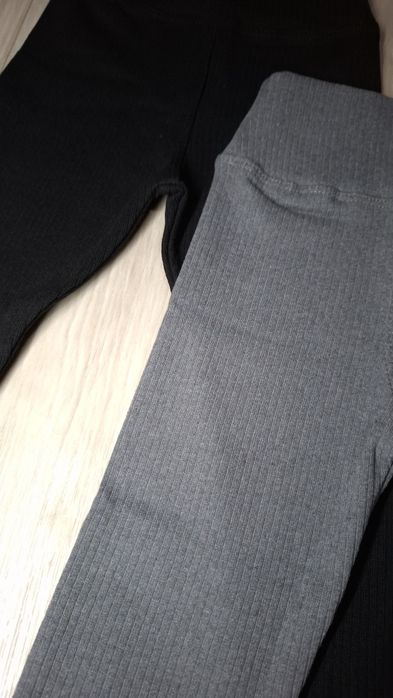 Утепленні лосини в рубчик з начісом р 92-116