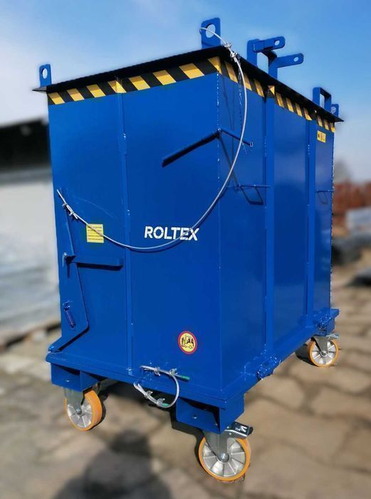 Kontener z otwieranym dnem OD 1500 / Pojemnik metalowy