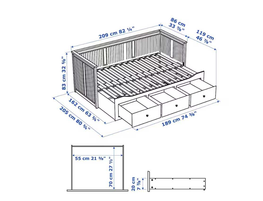 Cama Individual/Dupla Versátil - USADO