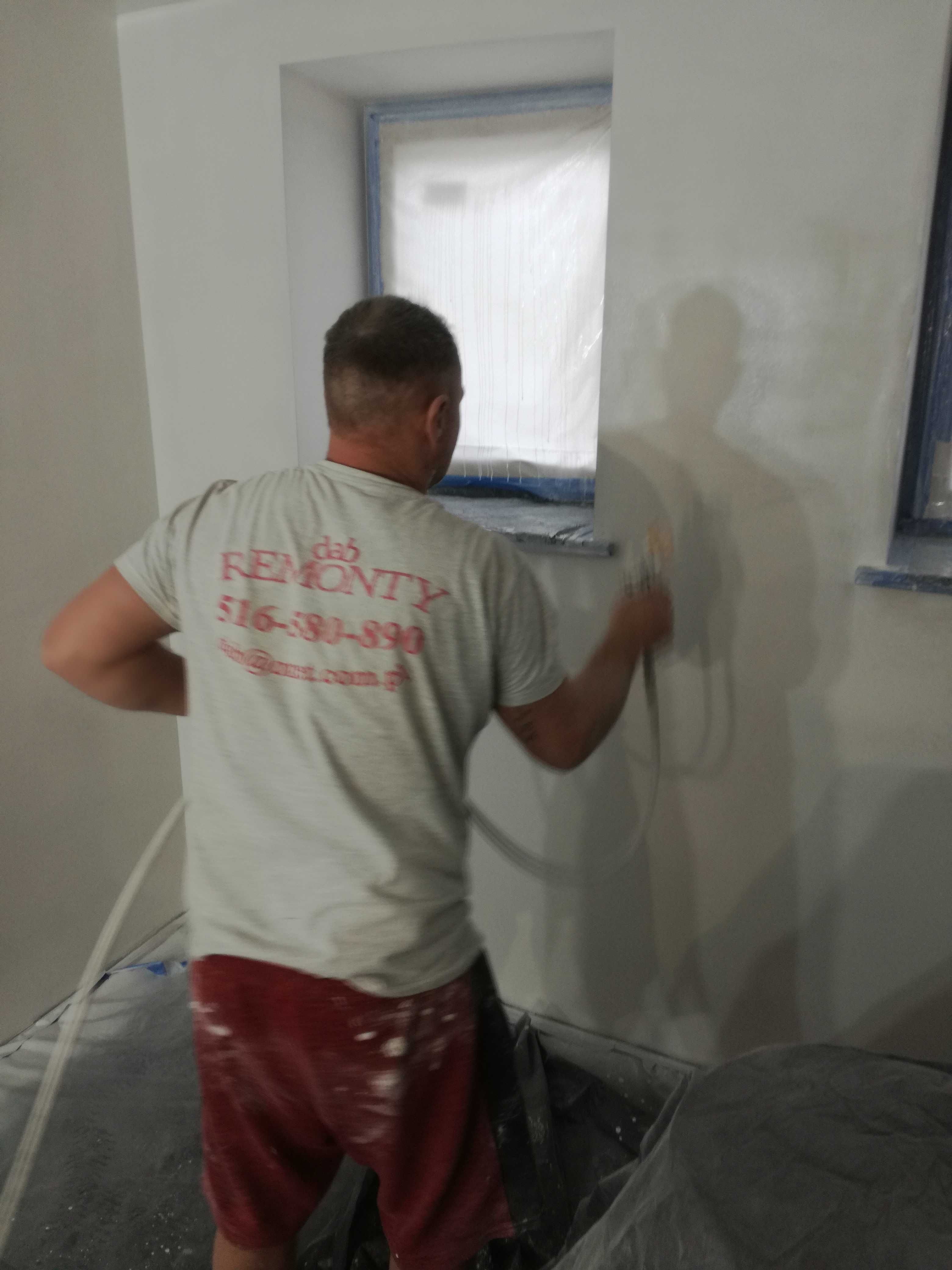 Malowanie scian biur lokali mieszkan domow sufitu pokoju drzwi salonu