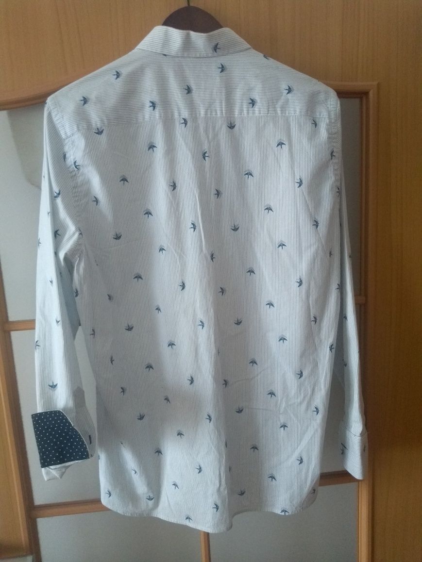 Promocja Koszula męska KeMen elegancka L slim fit Super Zara  41 42