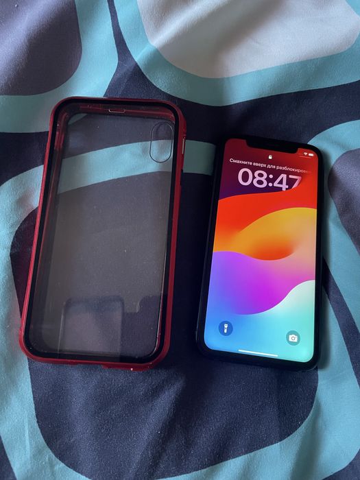 iPhone XR с двухсторонним бронерованным чехлом