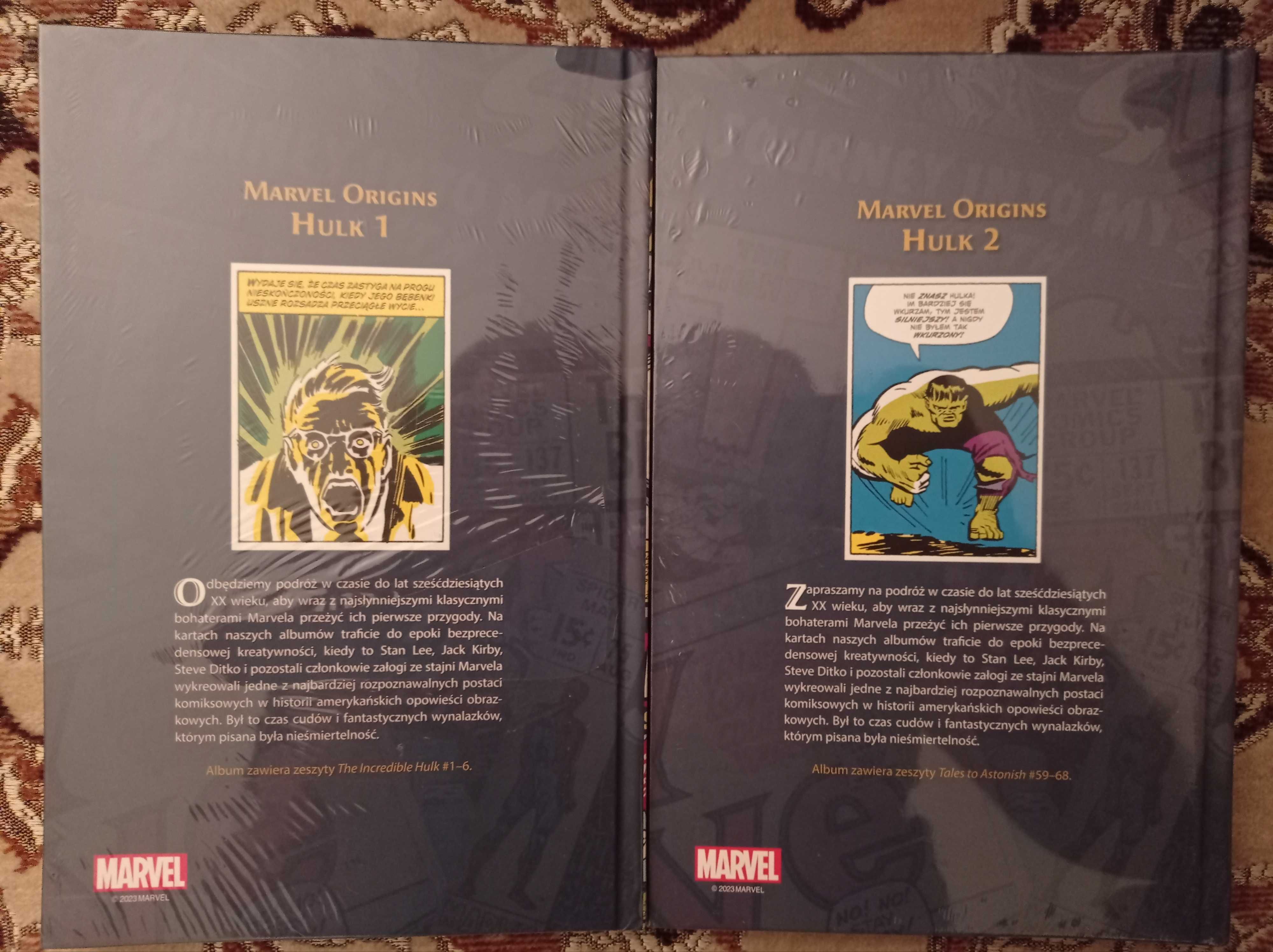 Marvel Origins Hulk 1 i 2 tom 4 i 17 kolekcja Hachette