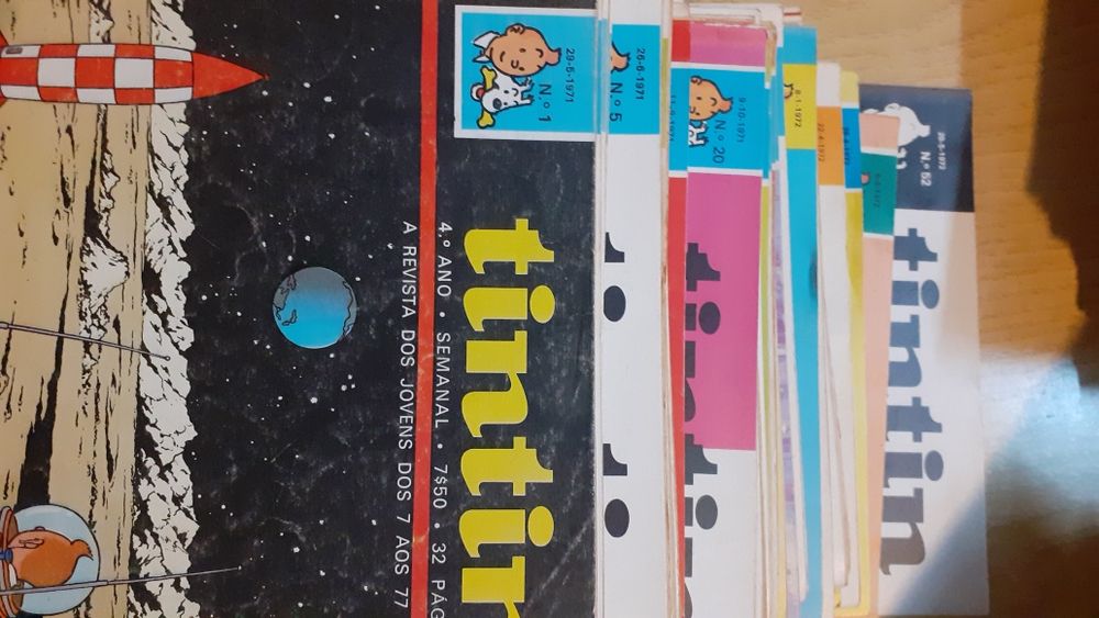 Revistas Tintin varios anos