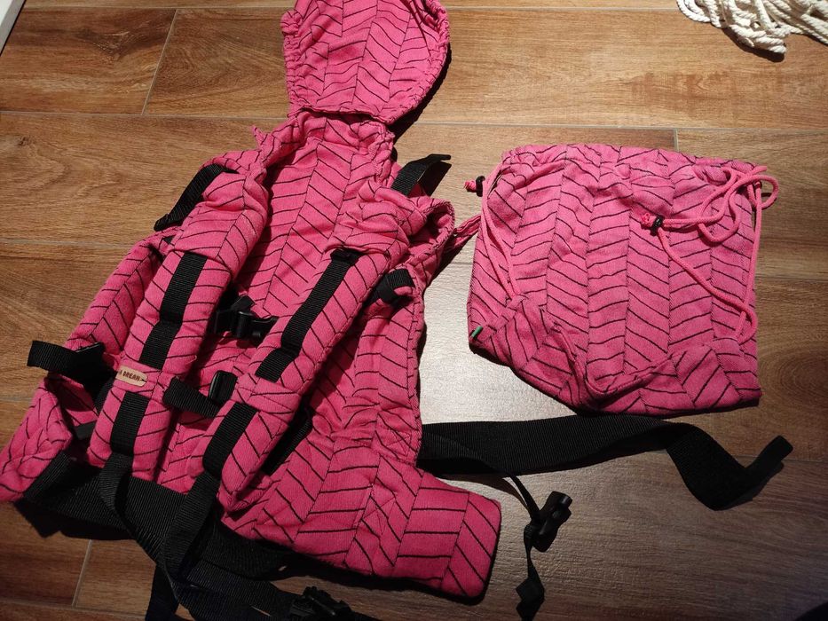 Nosidełko regulowane Grow Up Wrap pink Luna  Dream