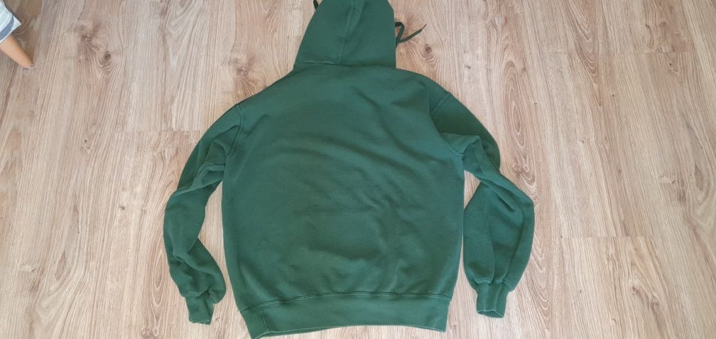 Bluza zielona POLIZEI firmy Fruit of the loom rozmiar M stan jak Nowy