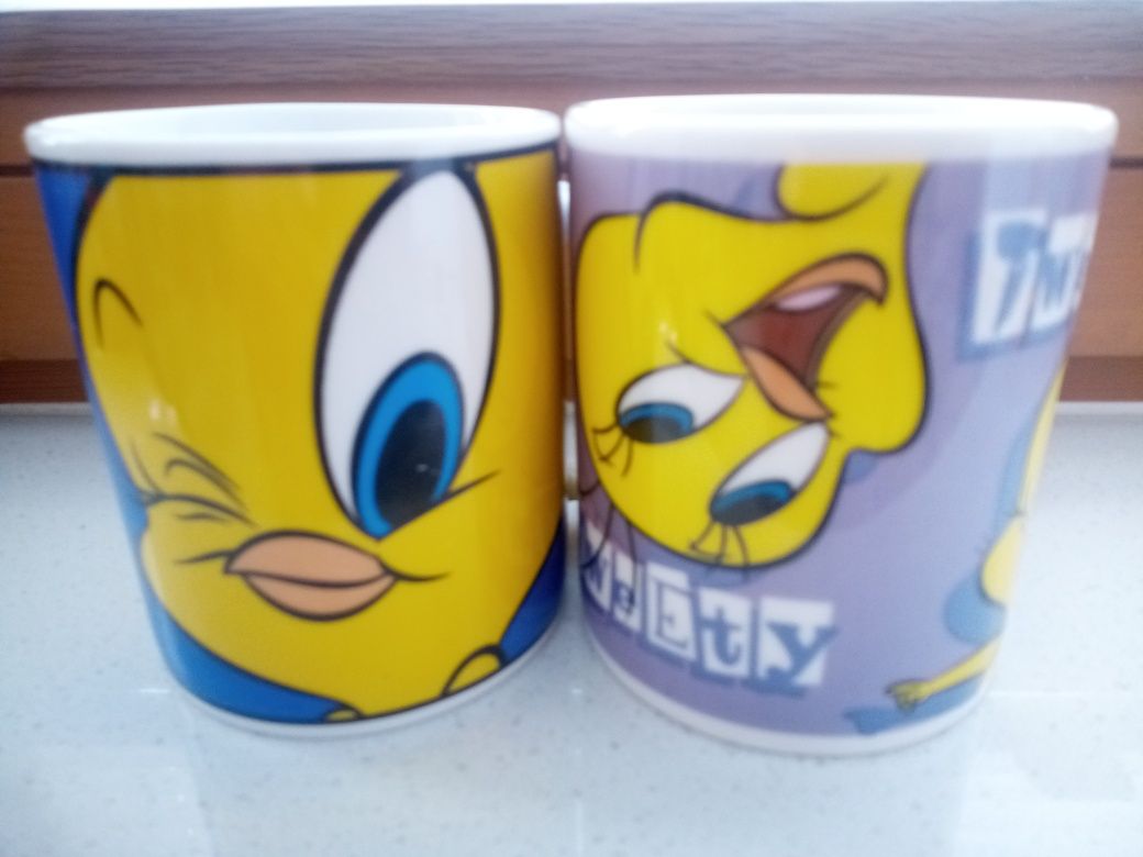 Zestaw 2 kubków Tweety Looney Tunes