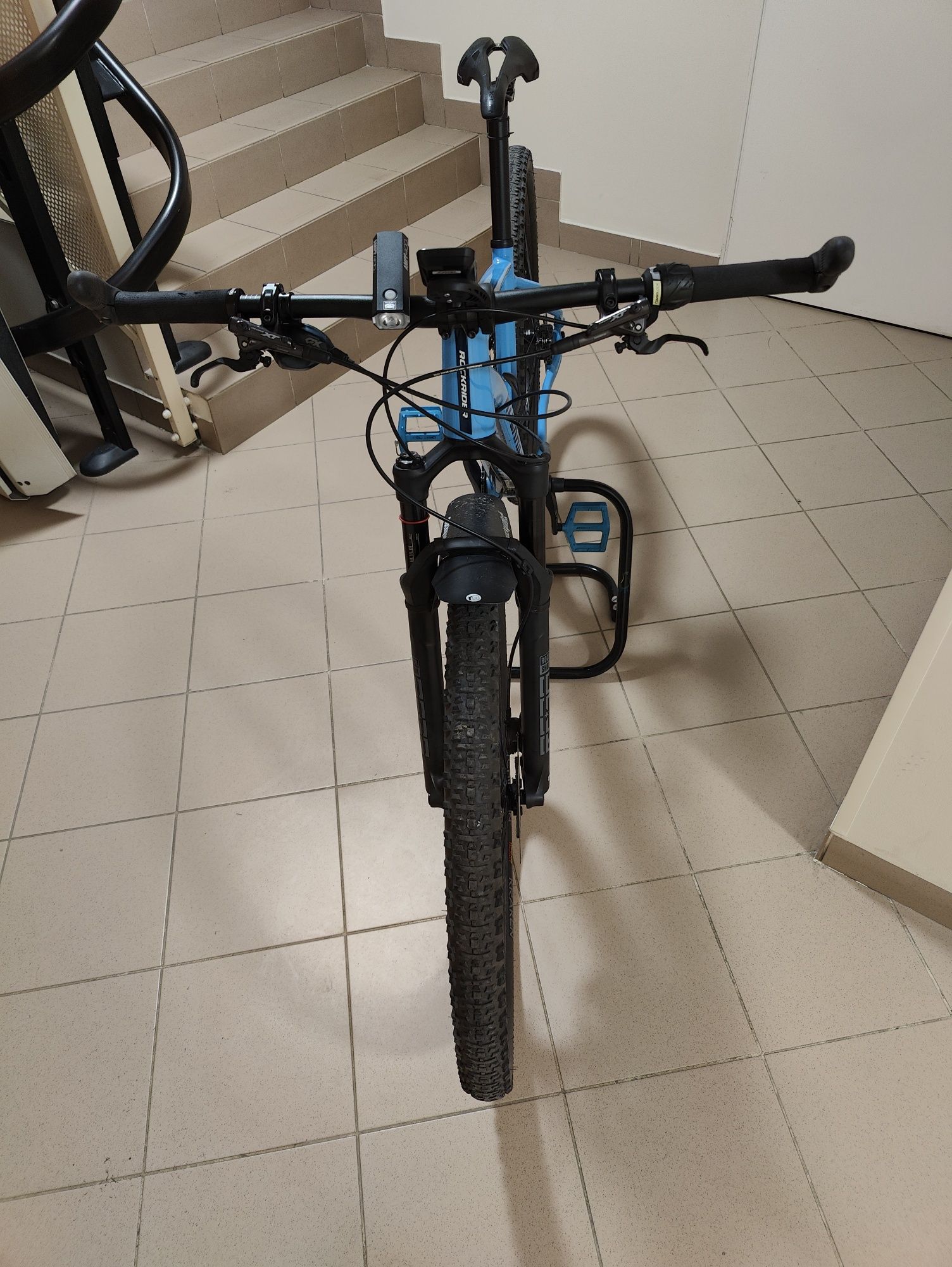 Rower MTB XC Decathlon rockrider xc500 niebieski XT GX Dartmoor 29"