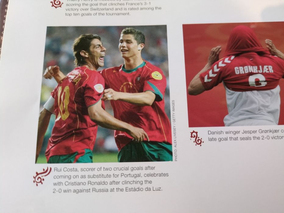Euro 2004 da UEFA livro oficial da Competição