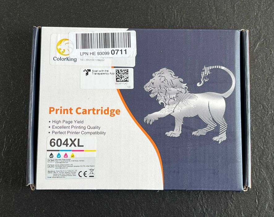 Zestaw wkładów atramentowych ColorKing 604XL do drukarek Epson XP/WF