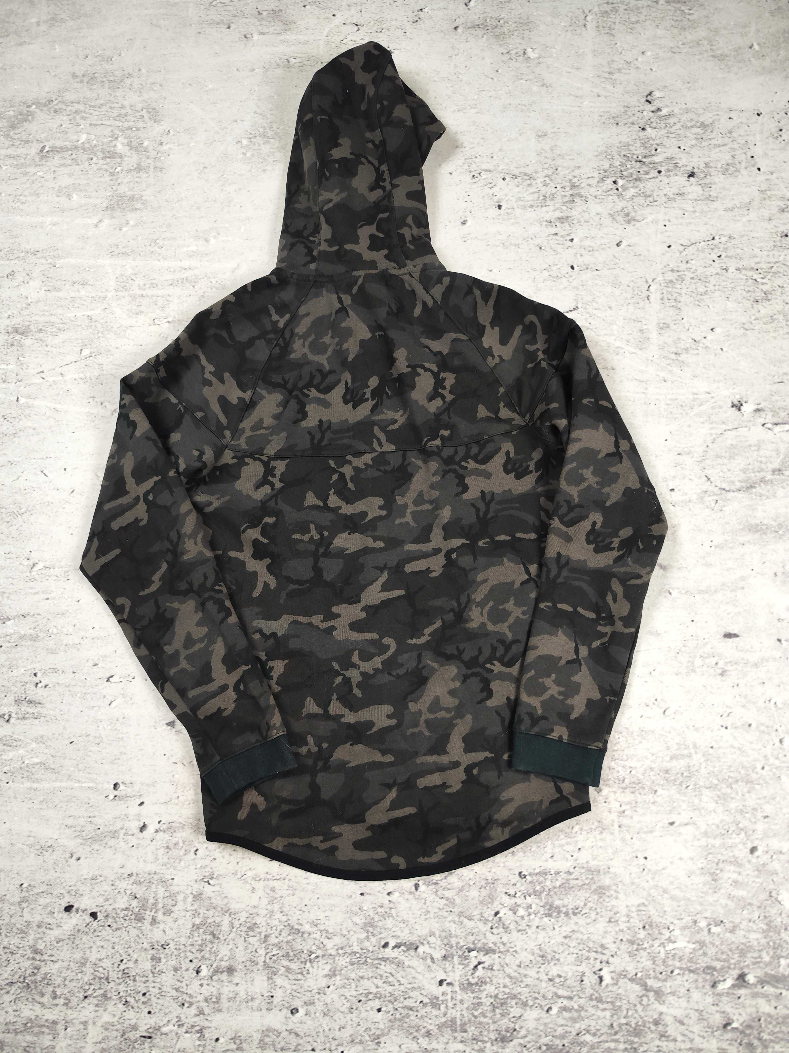 Bluza Nike Tech Fleece moro męska camo rozpinana r. S