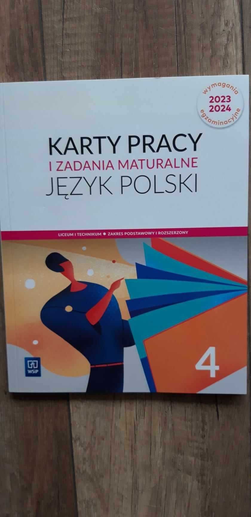 Język polski. Karty pracy i zadania maturalne. Klasa 4