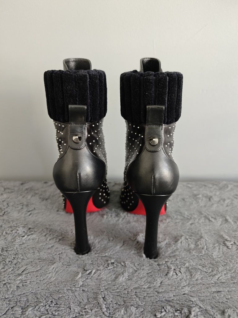 Christian Louboutin Leather Ankle Heels Boots
Leather Stud