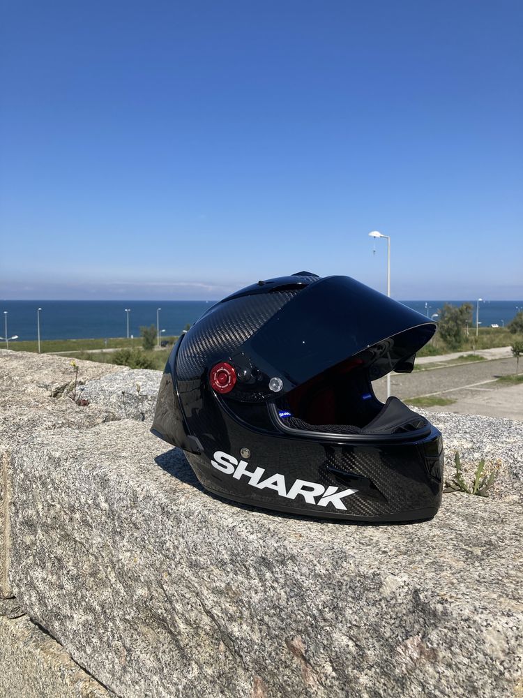 Capacete Shark Race R Pro Carbon novo