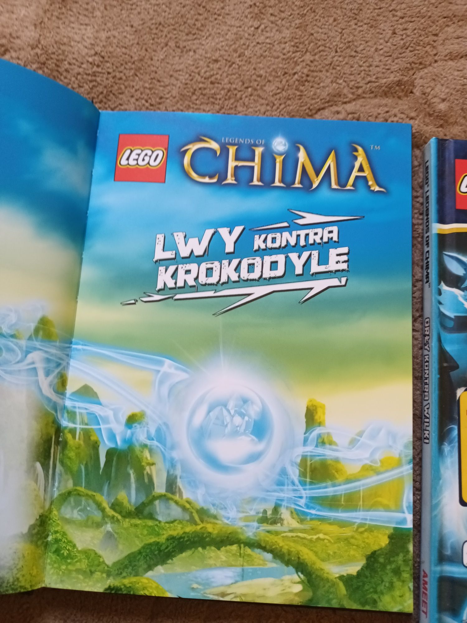 Książki lego Chima 2 szt