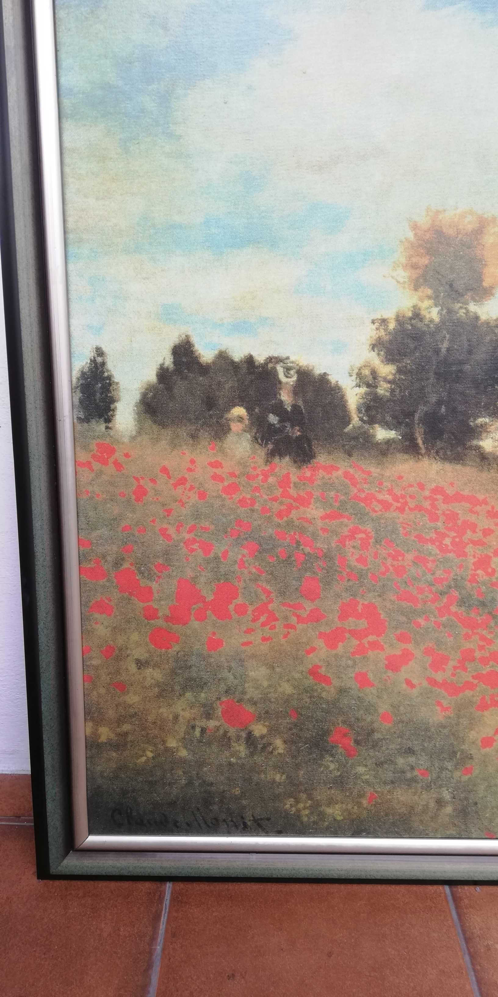 Obraz druk na płótnie, malarz C. Monet "Papaveri" 135 cm x 102 cm,