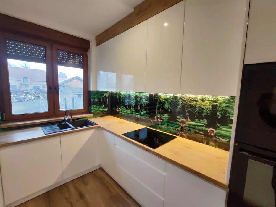 Szklane Panele Kuchenne Lacobel Grafika Lustra Szkło do Kuchni 71Glass