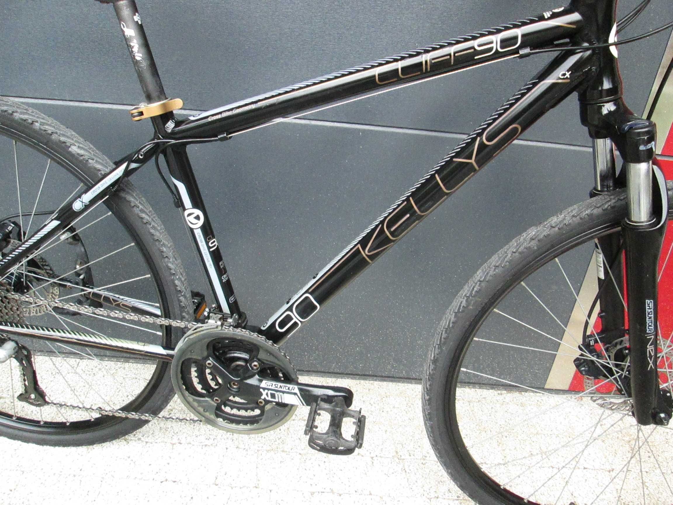 Fajny rower crossowy KELLYS CLIFF 90 CX Shimano hydraulika, rama 44 cm