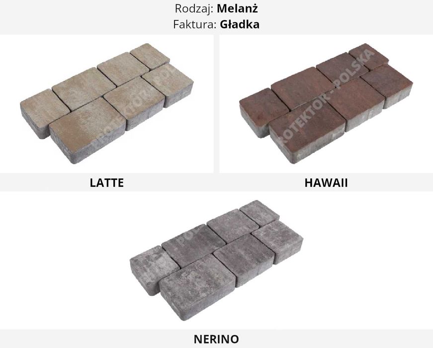 kostka brukowa TRENTO POLBRUK plac ogród nawierzchnia chodnik taras