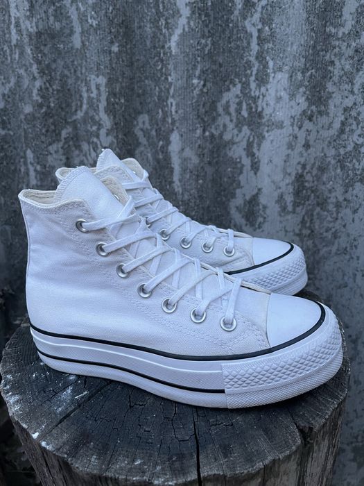 Белые кеды Converse chuck taylor all star lift 36 розмір