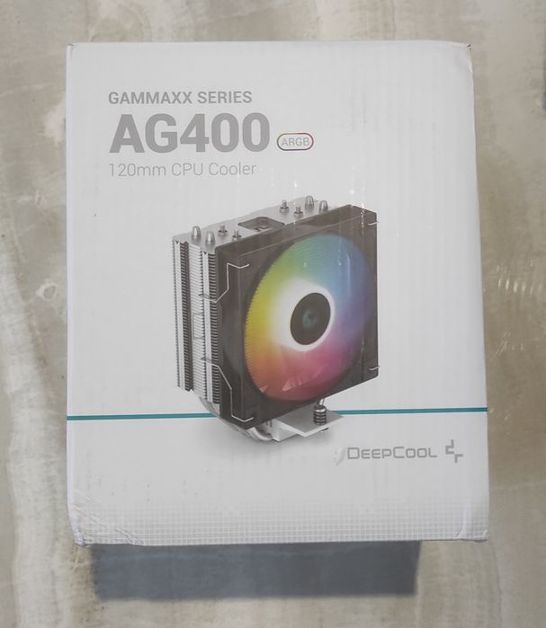 Кулер Куллер для процессора процесора deepcool AG400 ARGB Black