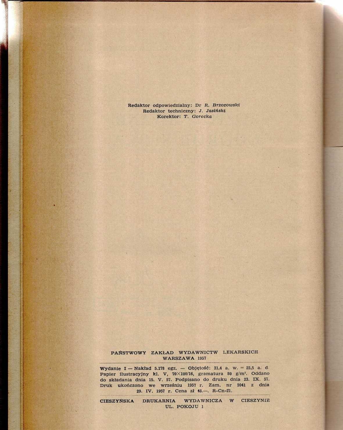 Rozpoznawanie chorób serca D Aleksandrow W Wysznacka PZWL 1957