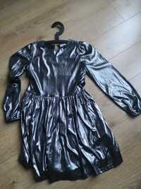 Srebrna sukienka Sinsay rozm 146