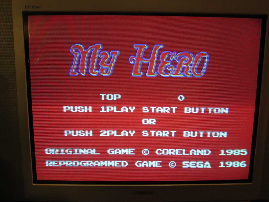 Jogo Sega Master System My Hero edição PT