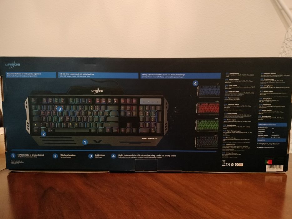 Teclado gaming mecânico