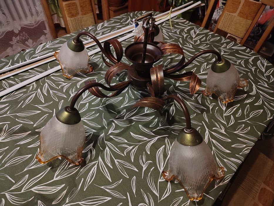 Lampa żyrandol 5 punktowy