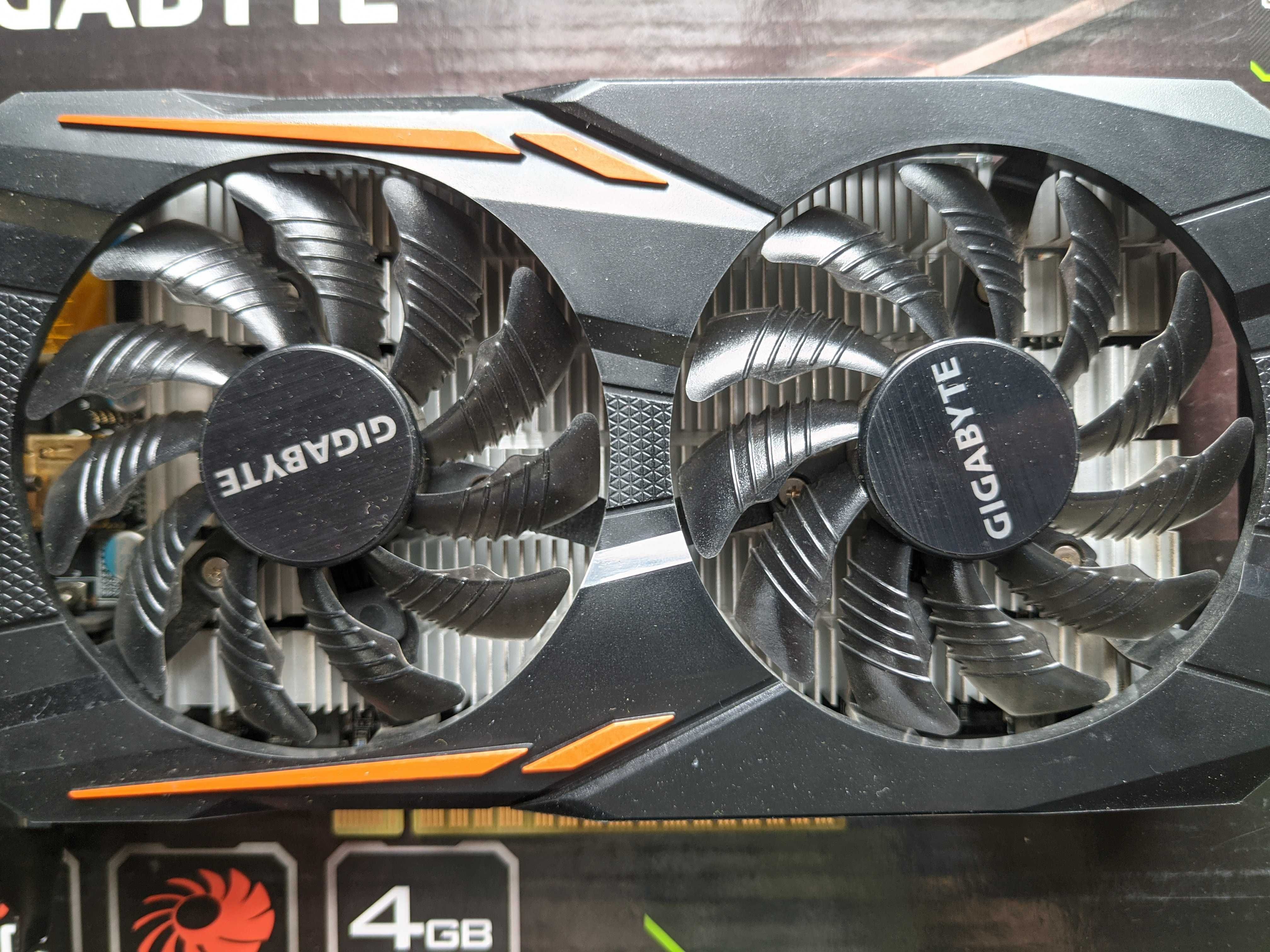 Видеокарта Gigabyte GeForce GTX 1050 Ti OC 4Gb GDDR5 комплект в идеале
