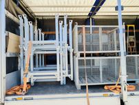 Kosze palety stemple składowe transportowe