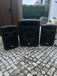Subwoofer BCT A-115 SUB A e colunas BCT A110A