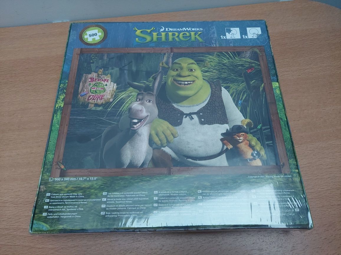 Puzzle 500 Shrek Nowe Unikat