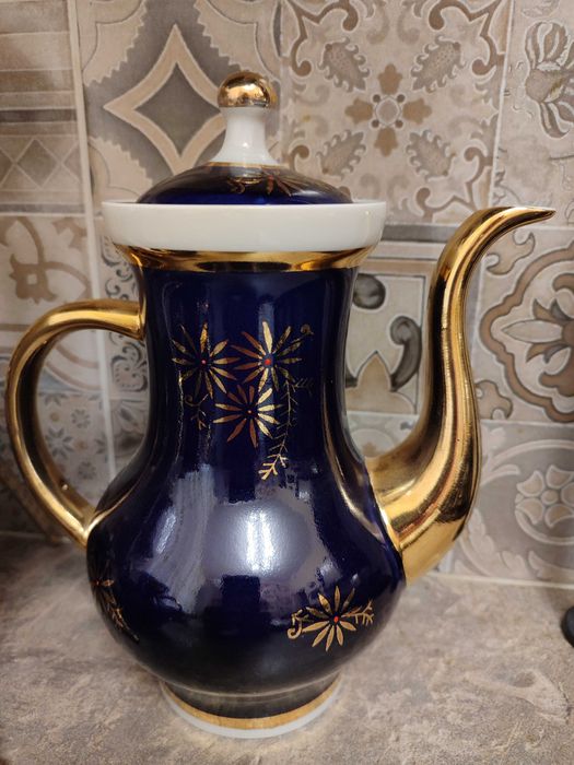 Кавовий сервіз Довбиського порцелянового заводу 1974-1984 р. 1 гатунок