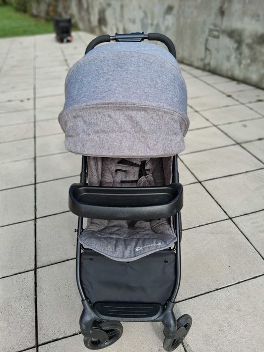 Carrinho de bebe kinderkraft, posição reclinada e deitada