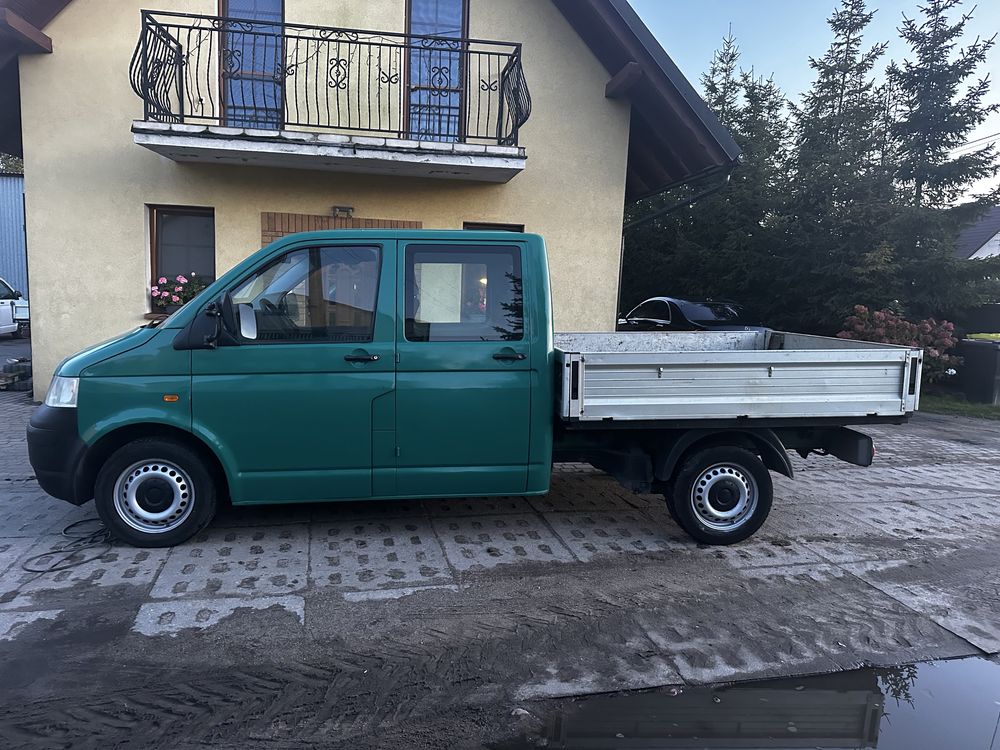 VW T5 Doka brygadówka  6 osób