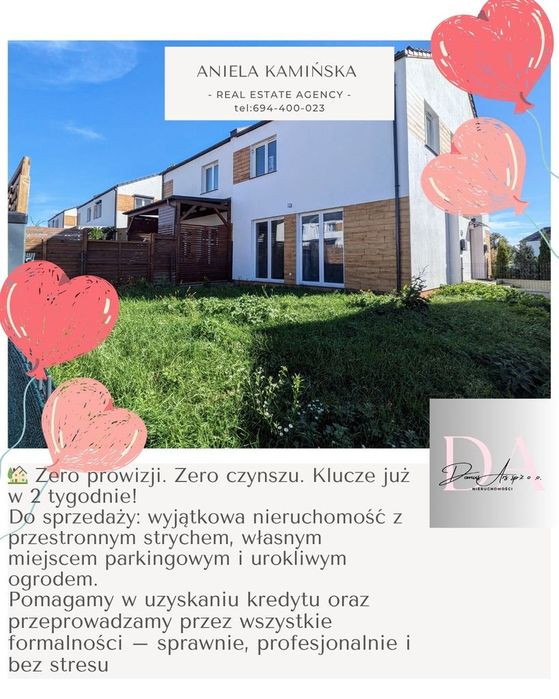 Nowoczesne mieszkanie z ogrodem i tarasem