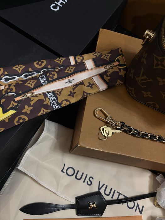 Nowy kuferek torebka Louis Vuitton LV skora pudelko worek