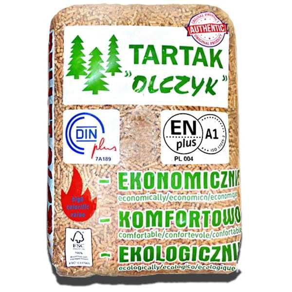 Pellet pelet olczyk drewnoland Bio-Pelet certyfikatem A1 dostawa
