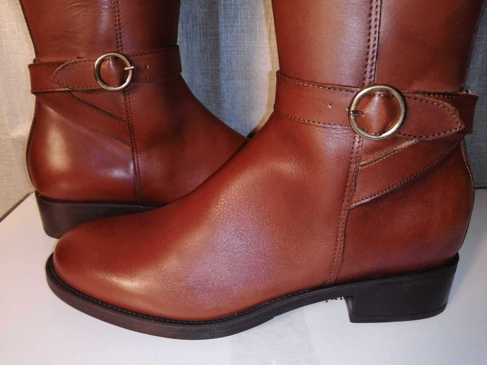 ANDRE Illimite Nowe Kozaki Damskie Wysokie 41 Oryginalne Buty Oficerki
