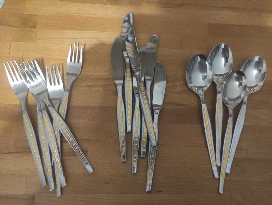 Sztućce odiso solingen rostfrei 6x widelec, 6x łyżeczka, 5x łyżka