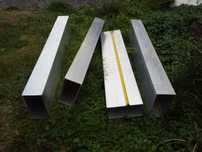 Profile aluminiowe belki prostokątne nowe 200mm x 100mm x 1m