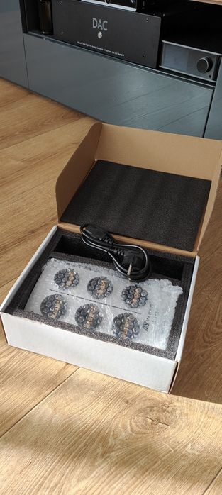 Listwa filtr zasilania Audio Super Jakość! Aluminium! Nowe! Super Cena