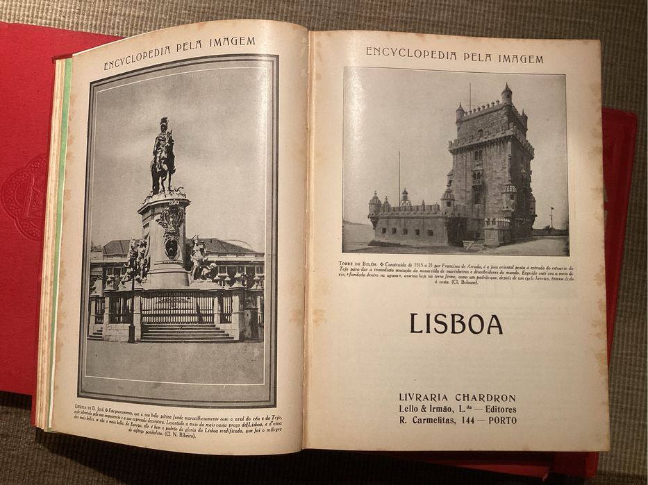 Livros Encyclopedia pela Imagem. 4 volumes. Completa. Lello e Irmão