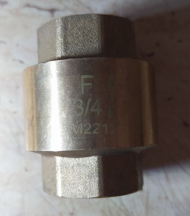 Zawór Zwrotny Mosiężny